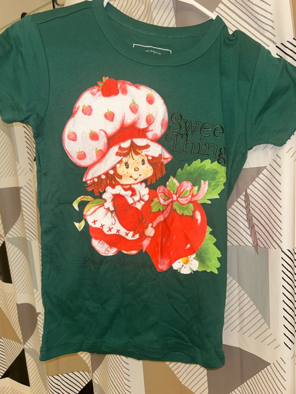 Green Strawberry Shortcake Kids Tee